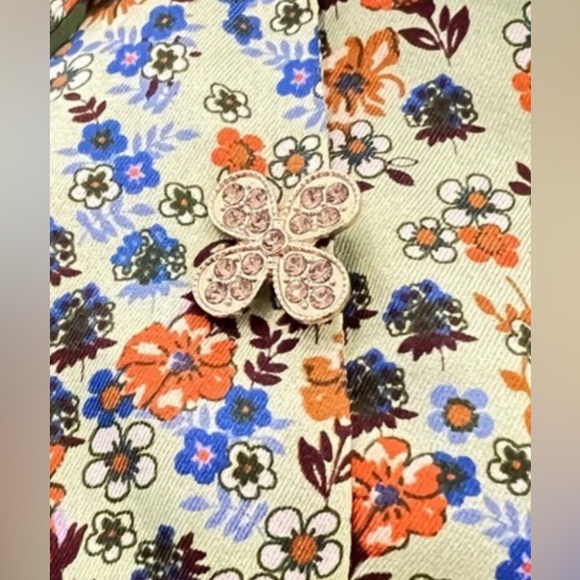 Sandro new without tags silk floral dress - Picture 3 of 6